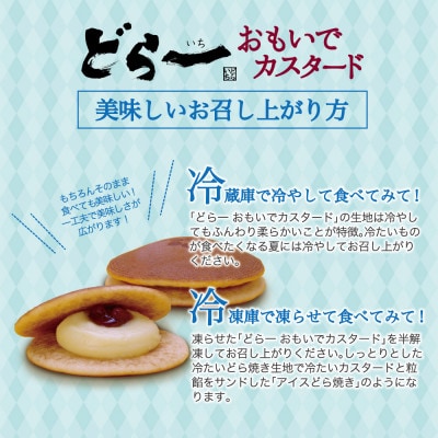 【期間限定:9月10日まで受付】 どら焼き ハタダ どら一(いち) おもいでカスタード 20個入り