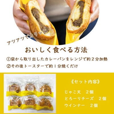 カリットカリー 6個(3種×2個) 詰合せ