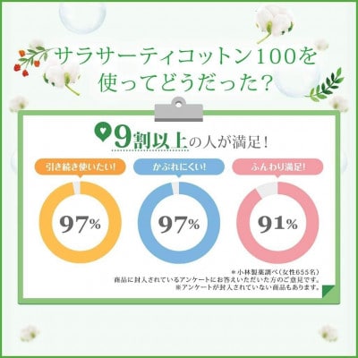 小林製薬のサラサーティコットン100 112個 ×4袋セット (ナチュラルローズの香り)