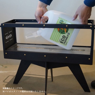 CAMPOOPARTSのTENTO暖炉 片面ガラス無し仕様 CPD4 タクティカル タイプ