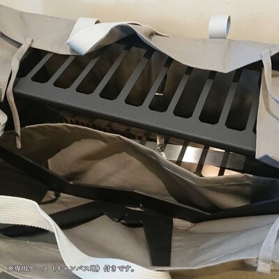 CAMPOOPARTSのTENTO暖炉 両面ガラス無し仕様 CPD3 タクティカル タイプ