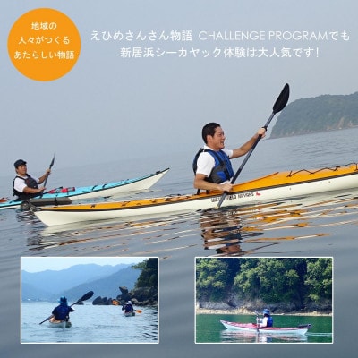 ファミリー向け　新居大島シットオントップカヤック体験　1/2DAY(大人2名)