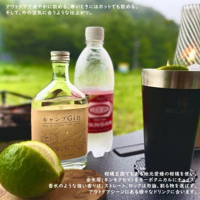 キャンプGIN 200ml 2本セット キャンプ屋さん監修 アウトドア専用のお酒 アーベントイアー