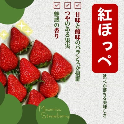 完熟いちご(紅ほっぺ)300g4パック(DXパック)(第32回静岡県いちご果実 