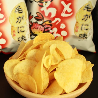 ぽてとちっぷ　毛ガニ味(120g×15袋)
