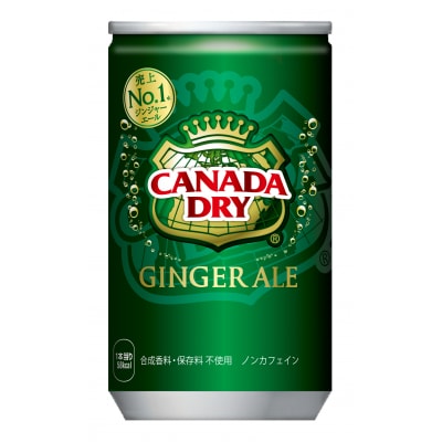 カナダドライ　ジンジャーエール　160ml缶　1ケース30本入り