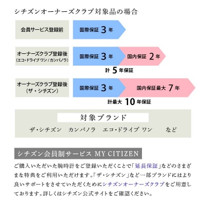 CITIZEN 光発電 エコドライブ　メンズ 時計 エコドライブ・ワン AR5075-69E