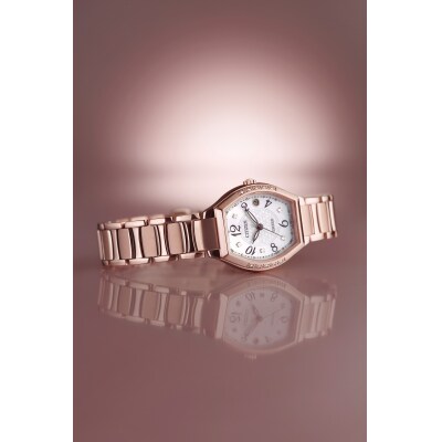 CITIZEN 光発電 エコドライブ電波 レディース 時計 エクシード ES9385-57W