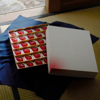 ★先行予約★ 期間限定【あまりん】特別贈答用苺(いちご) まなこころ 煌 1箱 (850g)