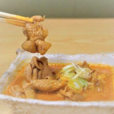 【毎月定期便】もつ煮のまつい　もつ煮と辛口もつ煮セット(各1袋)全6回