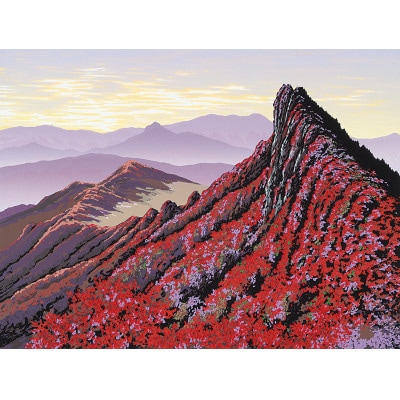 定番の中古商品 | 石鎚山」 紅染 埼玉県東松山市 ふるさと納税サイト「さとふる」 | 絵画