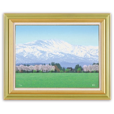 「麗雅 月山」グリーンゴールド色額縁