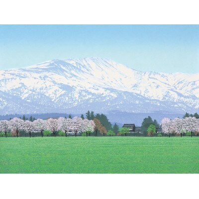 「麗雅 月山」グリーンゴールド色額縁