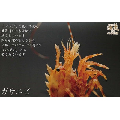 北海道産  希少な天然ガサエビ 500g