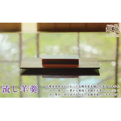 【のし付き】《お中元》五勝手屋本舗『詰合せ羊羹』(B)流し羊羹3本/丸缶羊羹6本