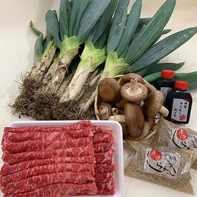 下仁田ネギのすき焼きセットGS