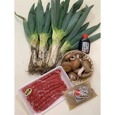 下仁田ネギのすき焼きセットSS
