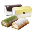 和菓子屋さんのお米の純生ロールケーキ　プレーン・抹茶 各1本(約18cm)計2本　化粧箱入り