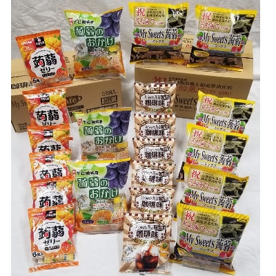 下仁田特産　下仁田の蒟蒻ゼリー　4種7フレーバーセット　JX