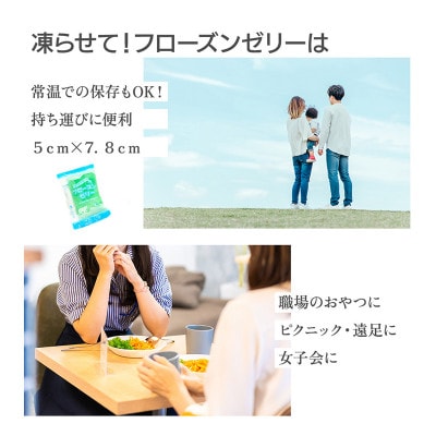 120粒!下仁田のフローズンゼリー2種 夏のさわやかセット(2種×10袋6粒入り) F21K-384