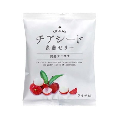 チアシード 蒟蒻ゼリー(発酵プラス)3種×2袋(1袋あたり10個入り)F21K-466