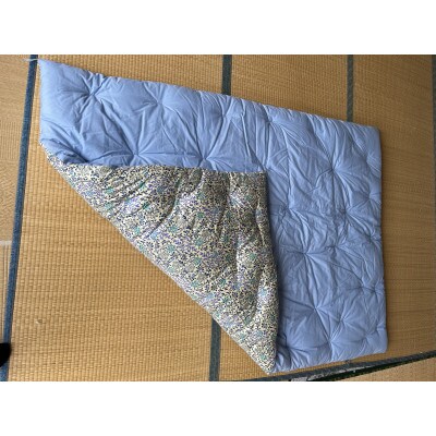 手つくり和ふとん(掛ふとん)青柄