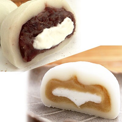 クリーム大福2種セット塩&栗きんとん