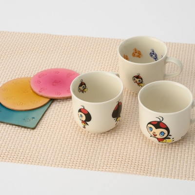 ぶんじほたるホッチコーヒーカップ&コースターセット