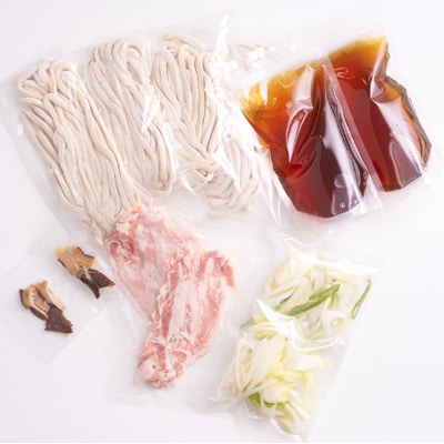 国分寺甚五郎　武蔵野うどんセットA(肉づけ)