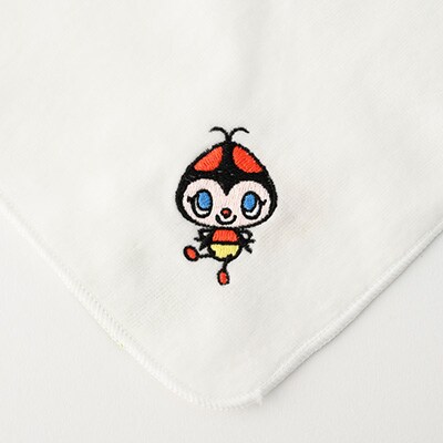 ぶんじほたるホッチ タオルハンカチアイボリー