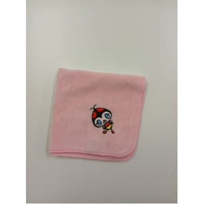 ぶんじホタルホッチタオルハンカチ ピンク