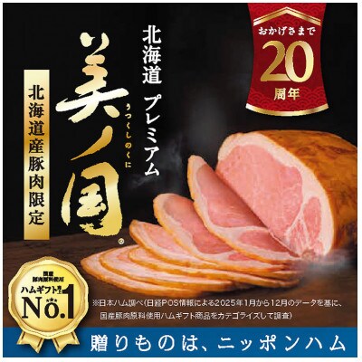 北海道プレミアム 美ノ国 詰め合わせ 3点 セット 国産 ギフトや歳暮にも 日本ハム 015-105