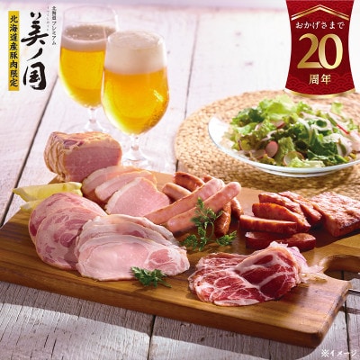 北海道プレミアム 美ノ国 ブロック & スライス 7点セット 国産 日本ハム 019-101