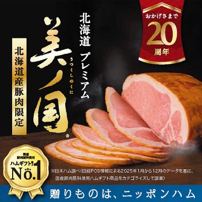 北海道プレミアム 美ノ国 ブロック & スライス 7点セット 国産 日本ハム 019-101