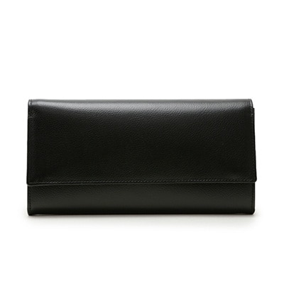 【濱野皮革工藝の長財布】グレース ロングウォレット ギャルソンタイプ(ブラック)