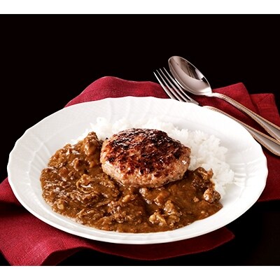 【えびの高原】牛テールカレーハンバーグ(330g×4個)