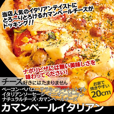 職人さんの手作りピザ～カマンベールイタリアン、てりやき2枚セット～　CT-002