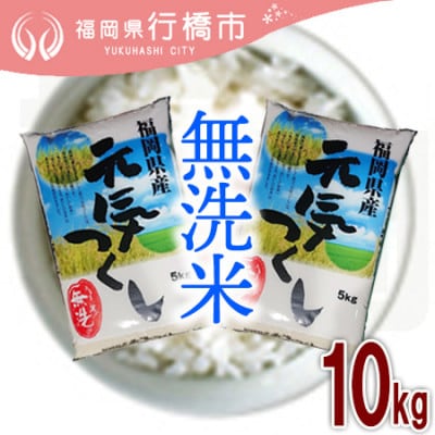 福岡県産元気つくし【無洗米】10kg(行橋市)