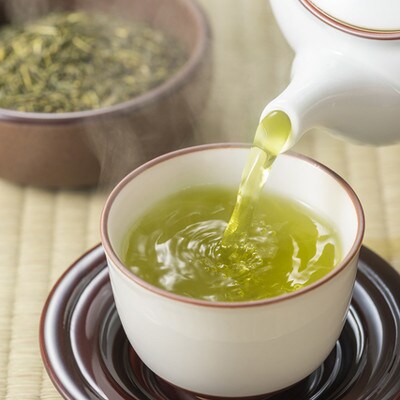福岡銘茶八女茶 急須要らずのお手軽セット(便利なチャック付)(行橋市)