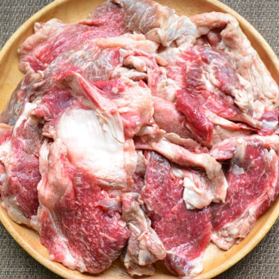 【3ヵ月毎定期便】博多和牛A5～A4ランク　牛すじ1kg(行橋市)全3回
