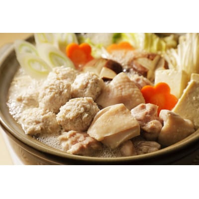 【毎月定期便】福岡限定!はかた地どり美人水炊き5種セット 2～3人前(行橋市)全3回