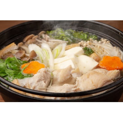 【毎月定期便】福岡限定!はかた地どり水炊き6種盛りセット 3～4人前(行橋市)全6回
