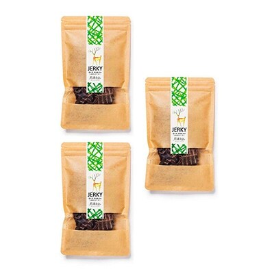 愛犬用国産無添加シカ肉ジャーキー50g×3パック