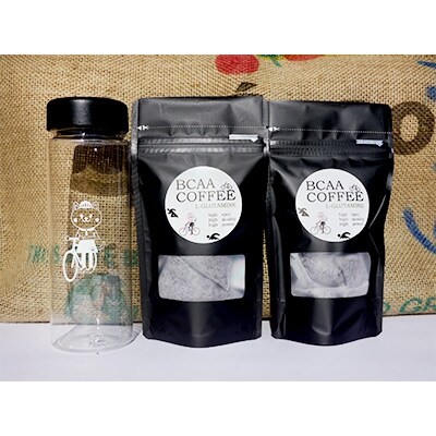 【のし付】サイクリストをコーヒーで応援!BCAA COFFEE水出し珈琲(クリアボトル付き)セット