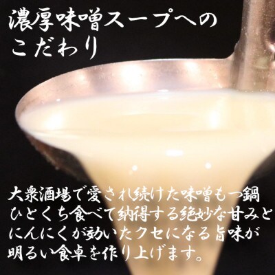 だるまの濃厚味噌もつ鍋2～3人前