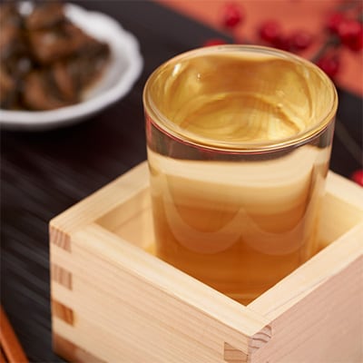 縁起酒「金婚」ミニ菰樽 箱入 300ml