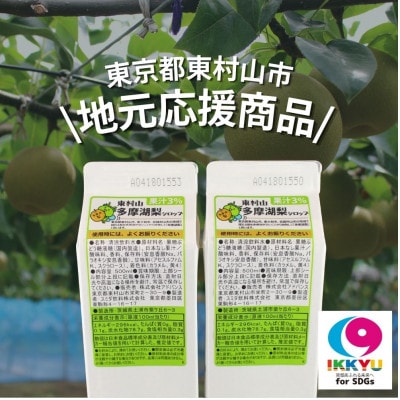 東村山SDGs多摩湖梨シロップ　6本セット
