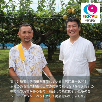 東村山SDGs多摩湖梨シロップ　6本セット