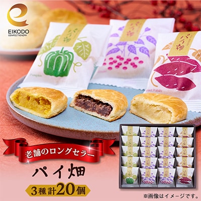 東京都東村山市　栄光堂製菓　パイ畑　20個入