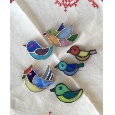 ステンドグラスを体験しよう!　可愛いアクセサリー